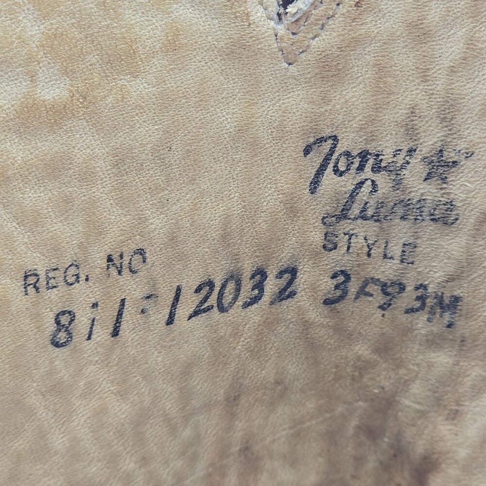 Vintage Unique Exotic Ostrich Tony Lama Mens 7D Brown Cowboy Western Boots CBC - Picture 11 of 16